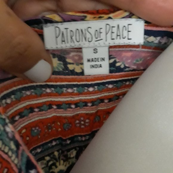 WOMEN'S PRINTED DRESS / SIZE SMALL / PATRON OF PEACE BRAND - Picture 5 of 5